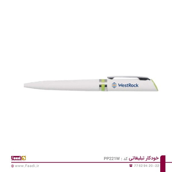 03 - خودکار تبلیغاتی پلاستیکی PP-221w