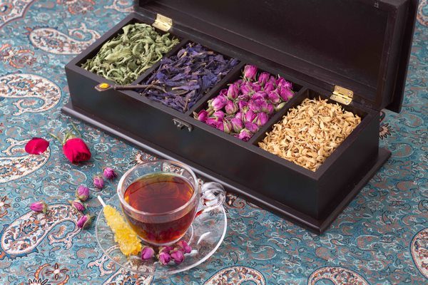 جعبه پذیرایی چوبی-50014